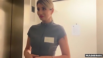 A Ukrainian Maid Gets Caught Stealing And Brutally Fucked In The Bathroom!