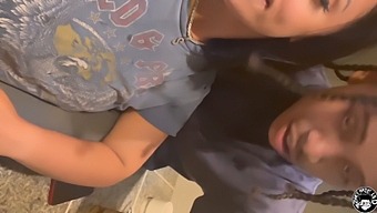 Stepmother With Big Boobs Allows Lil’ D To Have Sex With Her While Father Is At Work. Part 2.