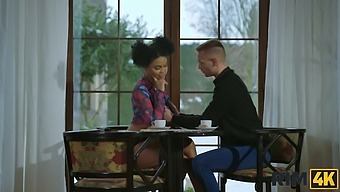 Natural Tits Teen Gets A Satisfying Rimjob In Hd