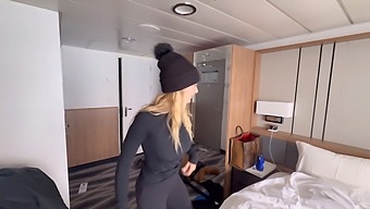 Cheating And Riding Natural Cowgirl On A Cruise With An Amateur Babe