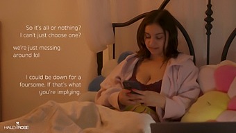 A College Girl, Hailey Rose, Gets Adventurous In Public With Risks.